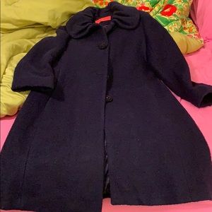 Ivanka Trump navy wool coat XL